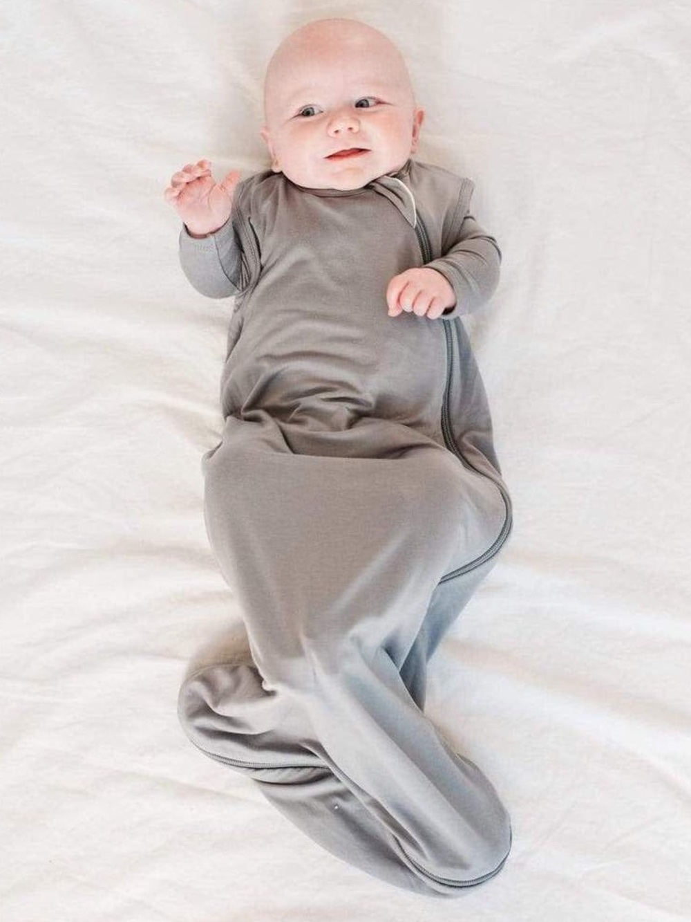 Kyte Baby Sleep Bag Sleep Sack 0.5 TOG Grey Bamboo Boy Girl Medium 6-18m